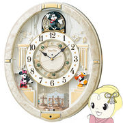 SEIKO セイコー 電波掛け時計 「ミッキー&フレンズ」 ミニー からくり時計 メロディ スイープ 静音 FW5