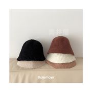 秋冬新作 韓国風子供服 ベビー服 ニット 帽子 ハット  キッズ帽子 可愛い 男女兼用 5色