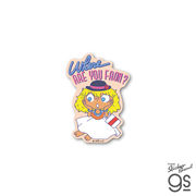 E.T. ダイカットミニステッカー イラストいーてぃ where are you from? ユニバーサル スピルバーグ ET-012