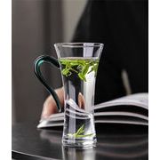手頃な価格 オフィス 泡茶 デザインセンス 緑茶カップ 女性 個人専用 グラス 透明 クリスタルカップ