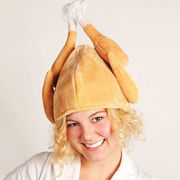 ファッション祭り特価中 鶏腿帽 カーニバル イースター 舞踏会の浮かれ騒ぎ パーティー 感謝祭 七面鳥帽