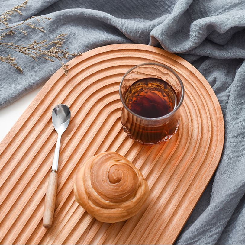 木製 まな板  ウッドトレイ カフェトレイ インテリア パンやケーキトレー お寿司トレイ