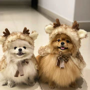 仮装愛犬ペット マント　ペット用ぼうし クリスマス コスプレコスチュームペット用品ドックウェア可愛