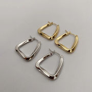925銀針 幾何学的な金属のイヤリング ファッションイヤリング ミニマリストメタル イヤリング