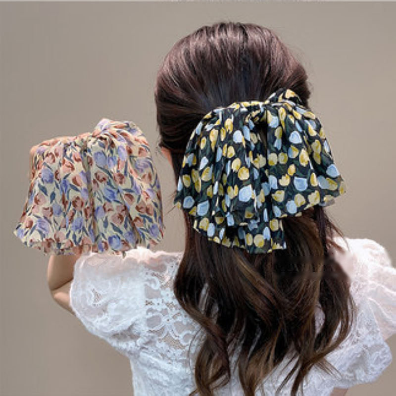 韓国の新しい牧歌的な壊れた花の後ろの頭のヘアピン気質春のチャック花の髪のアクセサリーの帽子の女性