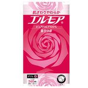 カミ商事　エルモア 花の香りピンク ダブル30ｍ 12ロール
