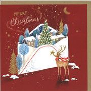 グリーティングカード クリスマス「手紙の街」メッセージカード