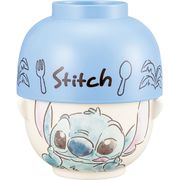 ディズニー 汁椀茶碗セット(大) 水彩タッチ スティッチ
