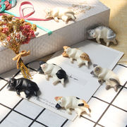 猫 冷蔵庫マグネット 三次元冷蔵庫マグネット DIYの家の装飾の装飾品 冷蔵庫の装飾