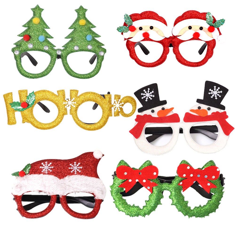 人気商品 クリスマス飾りクリスマス飾り眼鏡クリスマス大人の子供の写真撮影道具