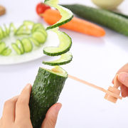 創意家庭用創意果物と野菜の花巻き器手動キュウリのスライサーはジャガイモのスライスを切ります