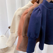 【在庫処理セール】【24H即納可】冬秋　暖かい子供服  タートルネックセーター　全4色