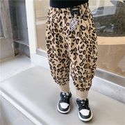 【秋新作】韓国風子供服 ベビー服 春秋 可愛い ロングパンツ 豹柄パンツ