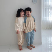 【2022春新作】韓国風子供服 ベビー服 　シンプル　可愛い　長袖　セットアップ
