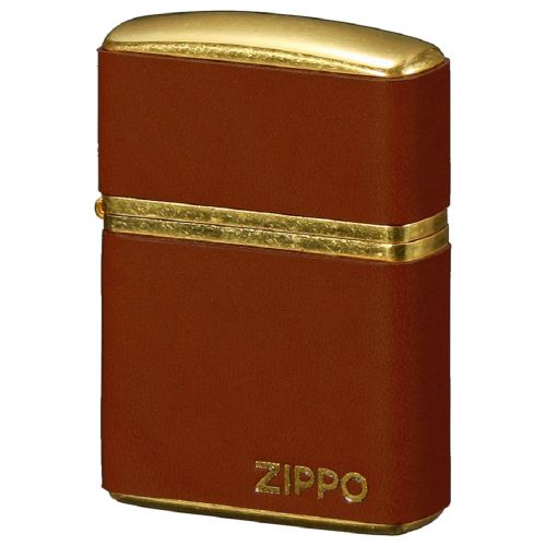 ZIPPO クラシックレザーキャメル 80074