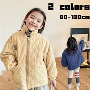 ★Girls★　子供ジャケット　80~130cm　ハイネック冬ジャンパー　韓国キッズファッション
