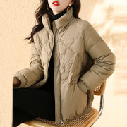 初回送料無料　コート　スタンドカラーショート丈綿入れコート　レーディスファション商品