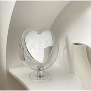 INS  卓上ミラー 大きい  北欧  おしゃれ  化粧鏡  ハート型   スタンドミラー  創意撮影装具