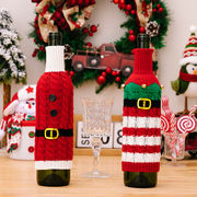 クリスマス装飾用品クリスマスニットボトルセットワインセットレストラン装飾ボトル Christmas