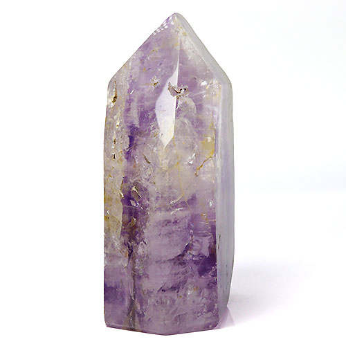 水入りアメジストポイント 天然石 希少天然アメジスト 水入りポイント【FOREST 天然石