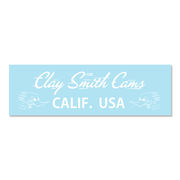 クレイスミス ステッカー CALIF. USA ホワイト ClaySmith MOONEYES CSYC3951