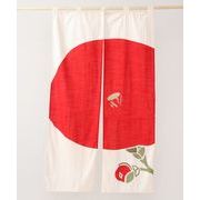 【ご紹介します！ブランド『カヤ』のモダンなインテリア！和の暖簾 】TSUBAKI RED
