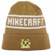 Minecraft KIDS ニット帽 ゴールド