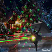ソーラー レーザーライト プロジェクター クリスマスライト  ステージライト イルミネーション 屋外用 防水