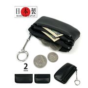 昭和 RETORO(レトロ） シリーズ  日本製 本革 2サイズ  トリプルファスナー 小銭入れ コインケース