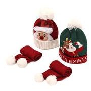 2023新入荷　親子用　イベント用品　クリスマスデコレーション用品　帽子＋ストール　セット