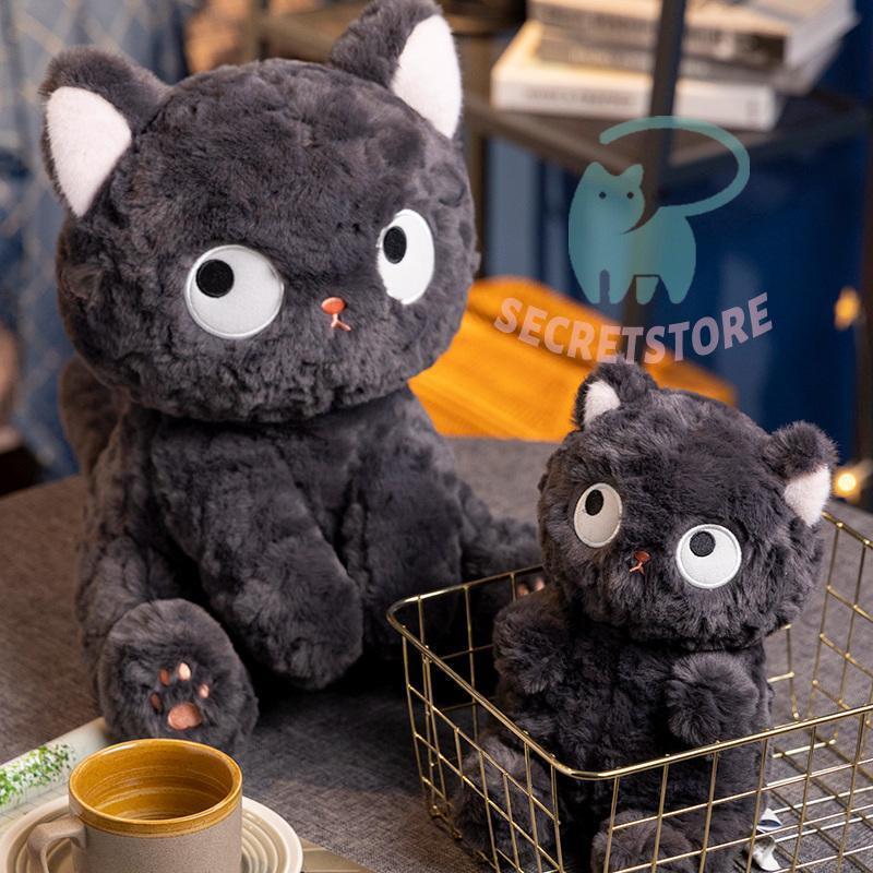 黒猫ぬいぐるみ型ポケットティッシュカバーandクリーナー - ティッシュ