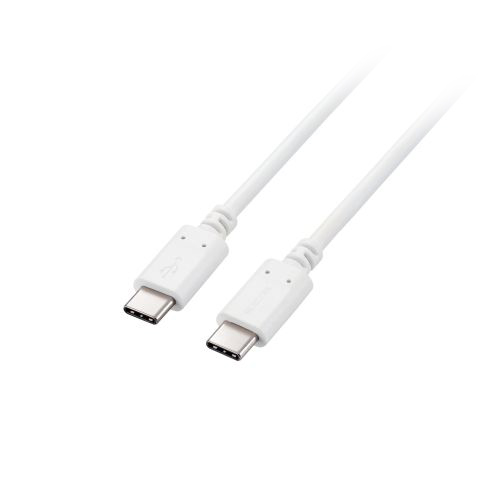 エレコム USB2.0ケーブル(C-C、100W対応) MPA-CC5P10WH
