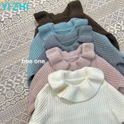 新作 韓国風子供服   ベビー服   トップス   ニット  セーター  インナー  おしゃれ  10色【80-150cm】