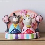着物  和服   うさぎ  クマ   雛祭   ひな祭り   記念日用品     デコパーツ  飾り付け  撮影道具  車 置物