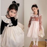 新作 韓国風子供服   ベビー服  ワンピース  誕生日  プリンセス  プレゼント  可愛い  2色