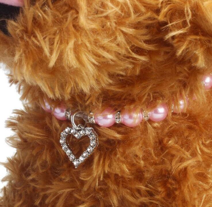 ペット ネックレス 猫 犬 首輪 ペット用品 小型犬 真珠のネックレス アクセサリー