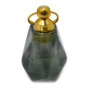 ≪特価品/即納≫フローライト香水瓶 ペンダントトップ 約31x18x14mm