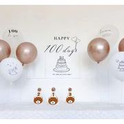 背景布+風船+帽子  誕生日  祝百日  子供用品  子供の日    デコパーツ  飾り付け  毛布    撮影道具