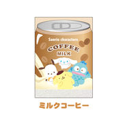 SR-5543473MC サンリオキャラクターズダイカットミニメモ ミルクコーヒー