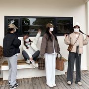 【2023冬新作】韓国風レディース服　冬　カジュアル　お出かけ 短丈 中綿ジャケット　アウター