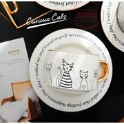 コーヒーカップソーサー スプーン付き セラミックカップ 撮影道具 韓国風 装飾 INSスタイル