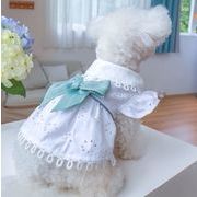 【新作】ペット用品     ペットの服装   ワンピース   犬服  きれいめ   ファッション    XS-XL