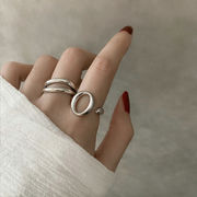 【特価】韓国ファッション　925シルバー リング　アレルギー防止 ハンドメイド 指輪　ハンドメイド