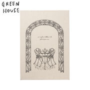 ■GREEN HOUSE(グリーンハウス）■■2024SS　新作■　キャンバスボード　花園でお茶会