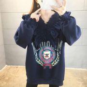 【予約222373】大きいサイズ春夏新作 韓国 レディース ファッション Tシャツ パーカーLL-4L