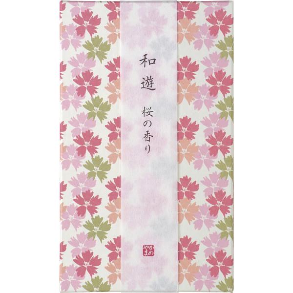 カメヤマ 和遊 香りのお線香（平箱） 桜の香り I20120201