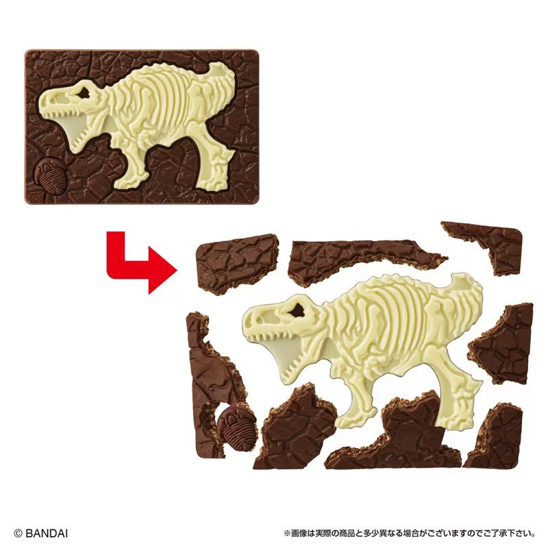 バンダイ キャラパキ 発掘恐竜チョコ 人気 恐竜 駄菓子 iBOX28入
