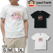 PAUL FRANK ポールフランク 集合 Tシャツ メンズ 半袖 ブラック ホワイト S M L XL