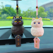 漫画 かわいい猫 車の装飾品 携帯電話の装飾品 バッグペンダント 5色