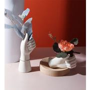 Fashions 限定発売  陶磁器の花瓶 工芸品 人体の花瓶 リビングの装飾 生け花の腕 花瓶 こぶしの花器